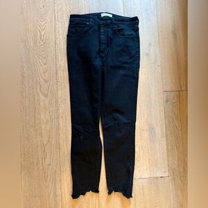 Abercrombie & Fitch Black Ankle Jeans